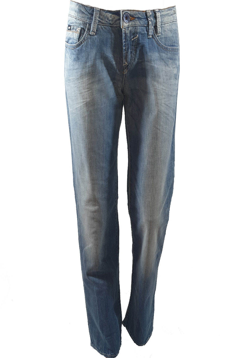 Blugi dama Gas, bleu prespalat, Bleu prespalat, 29