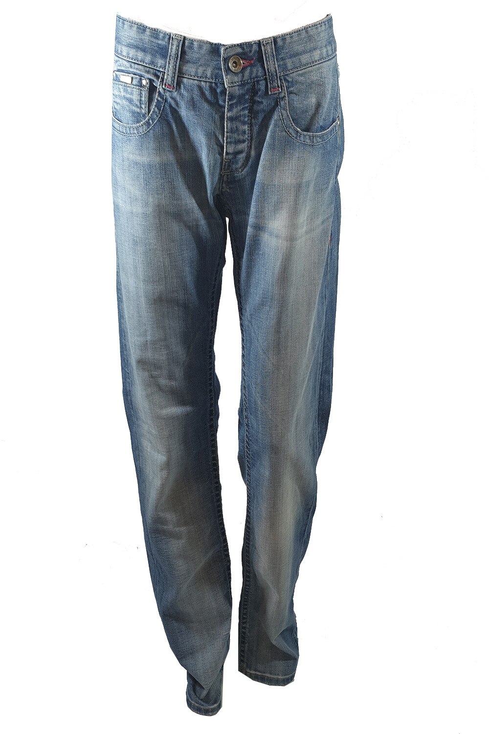 Blugi dama Gas, albastru decolorat, Albastru decolorat, 32