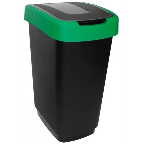 Cos gunoi Jotta 25L negru-verde Domino