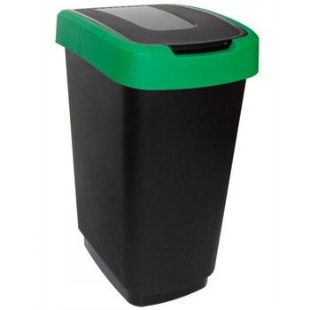 Cos gunoi 50L Jotta negru-verde Domino Cos gunoi 50L Jotta negru-verde Domino