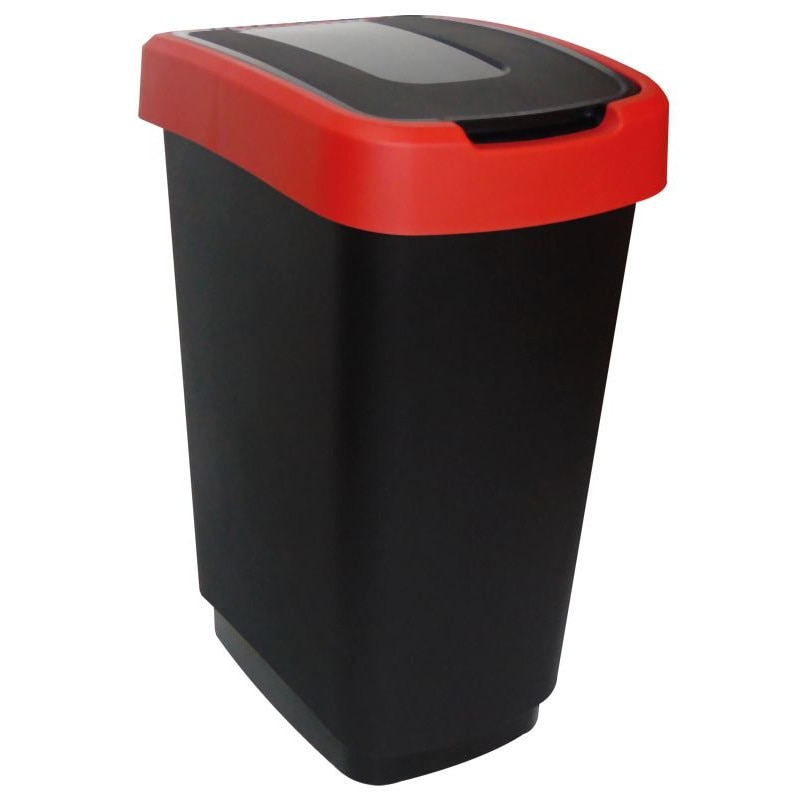 Cos gunoi 50L Jotta negru-rosu Domino