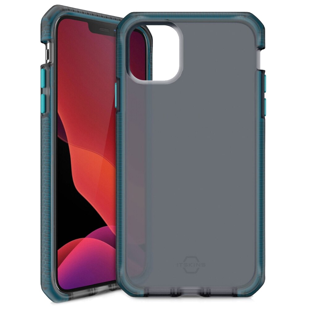 Husa IT Skins Supreme Frost compatibila cu iPhone 12 Mini, Centurion Blue & Black