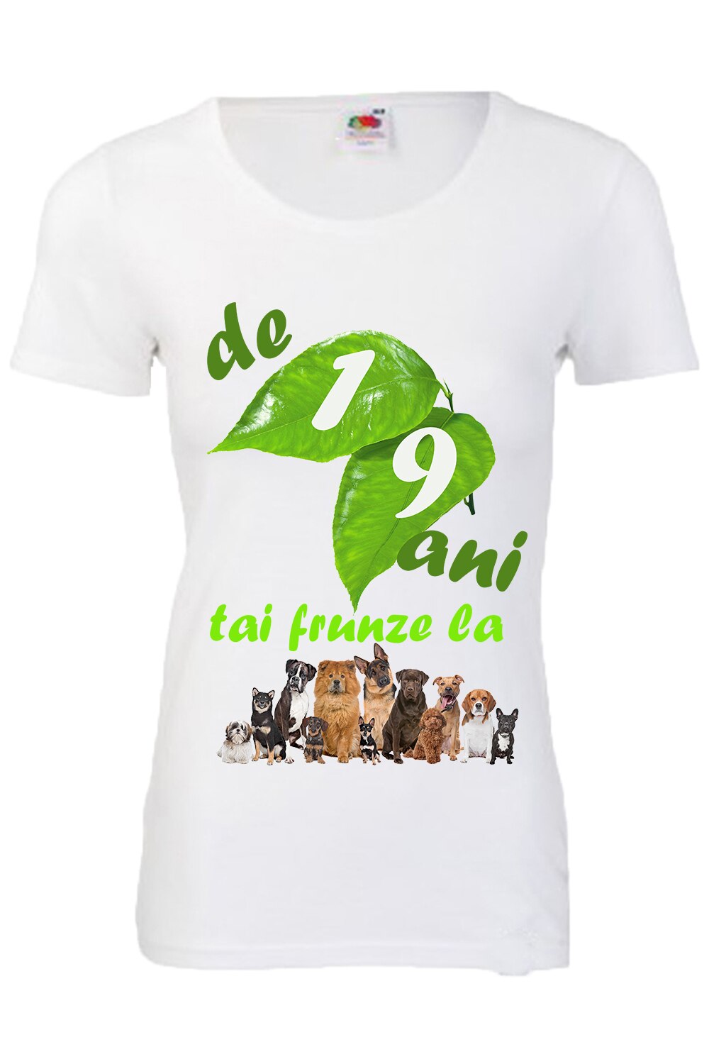 Tricou personalizat mesaj haios 