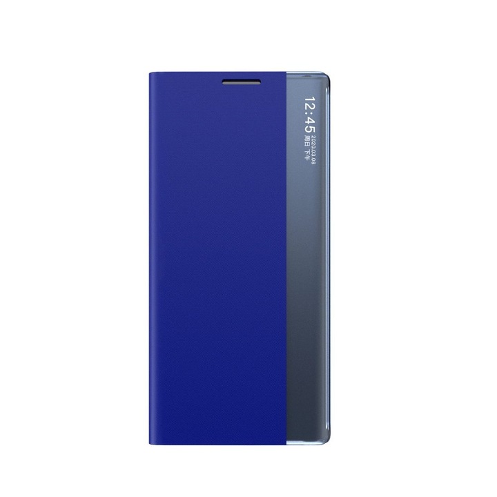 Husa Flip Cover pentru Samsung Galaxy S20 FE, e-view, Albastru, HUR-BBL6752