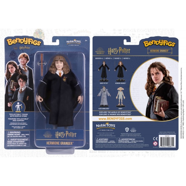 Figurina Harry Potter Hermione Granger, 19cm, Multicolor