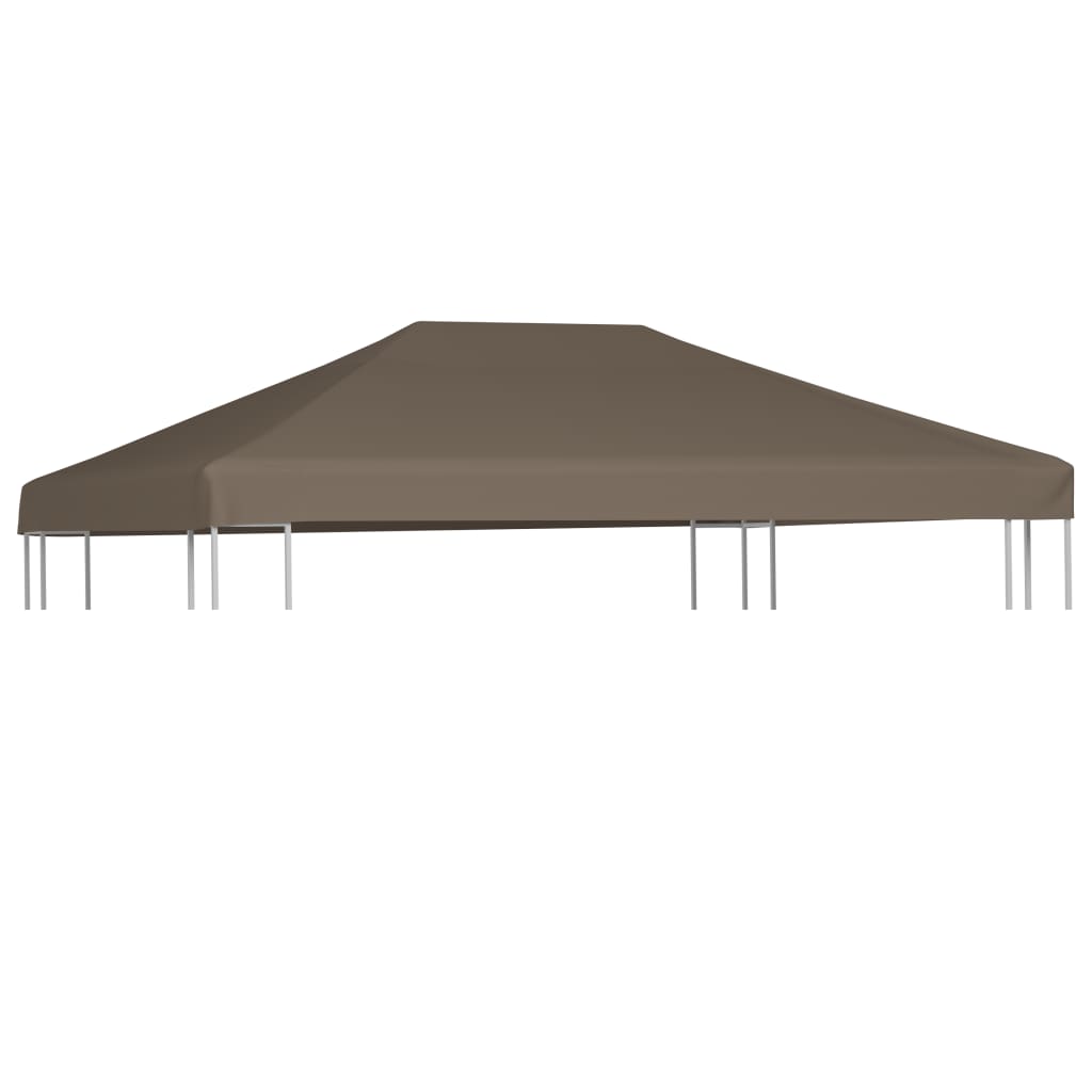 Copertina acoperis pentru pavilion gradina, vidaXL, Poliester, 3 x 4 m, Maro
