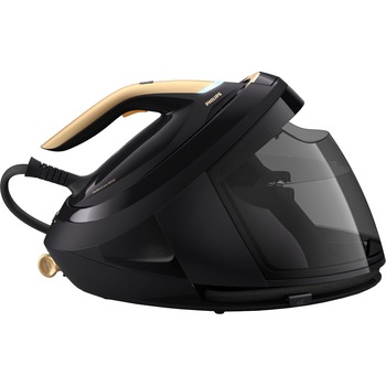 Statie de calcat Philips PerfectCare 8000 PSG8130/80, Optimal Temp, tehnologie DynamiQ, talpa Steam Glide Elite, 170 g/min, 700 g abur, 8.5 bari, rezervor detasabil 1800 ml, Easy De-Calc Plus, Negru Statie de calcat Philips PerfectCare 8000 PSG8130/80, Optimal Temp, tehnologie DynamiQ, talpa Steam Glide Elite, 170 g/min, 700 g abur, 8.5 bari, rezervor detasabil 1800 ml, Easy De-Calc Plus, Negru