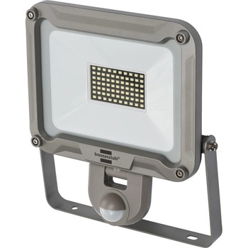 Proiector LED Brennenstuhl JARO 5000 P, cu senzor de miscare, 50W, 4770 lm, lumina rece (6500K), IP44, Aluminiu Proiector LED Brennenstuhl JARO 5000 P, cu senzor de miscare, 50W, 4770 lm, lumina rece (6500K), IP44, Aluminiu