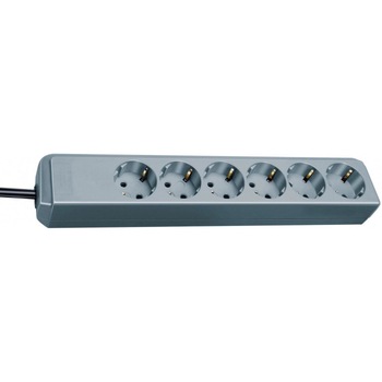 Prelungitor Brennenstuhl Eco-Line, 6 prize, cablu H05VV-F 3G1.5, 1.5 m, Gri Prelungitor Brennenstuhl Eco-Line, 6 prize, cablu H05VV-F 3G1.5, 1.5 m, Gri