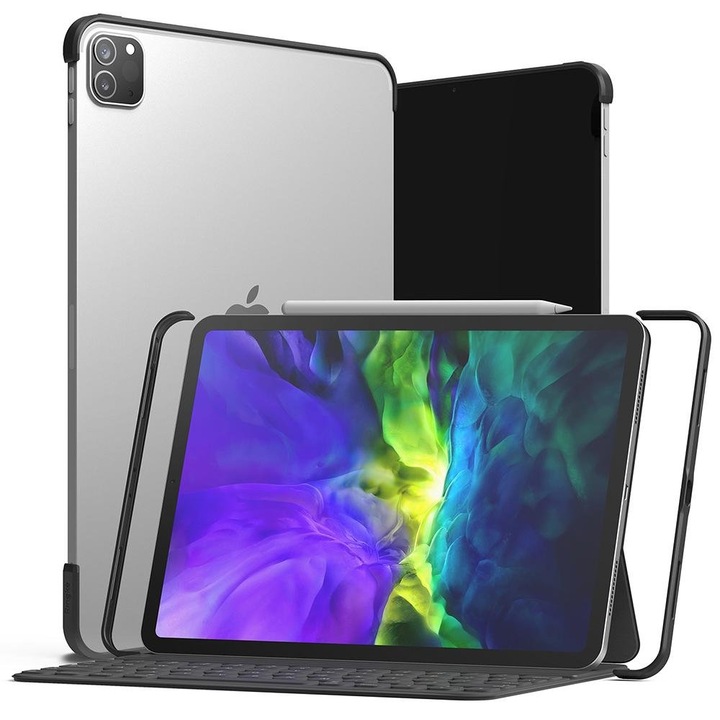 Калъф за таблет Ringke Frame Shield за iPad Pro 11" 2020/ iPad Pro 11" 2018, с защитна рамка, черен