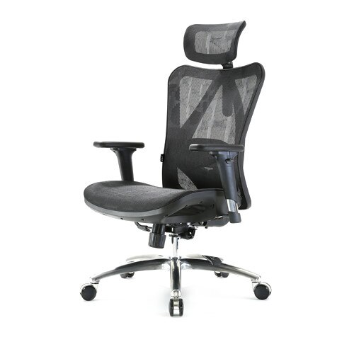Scaun de birou pivotant, Angel, Kalisto, Negru