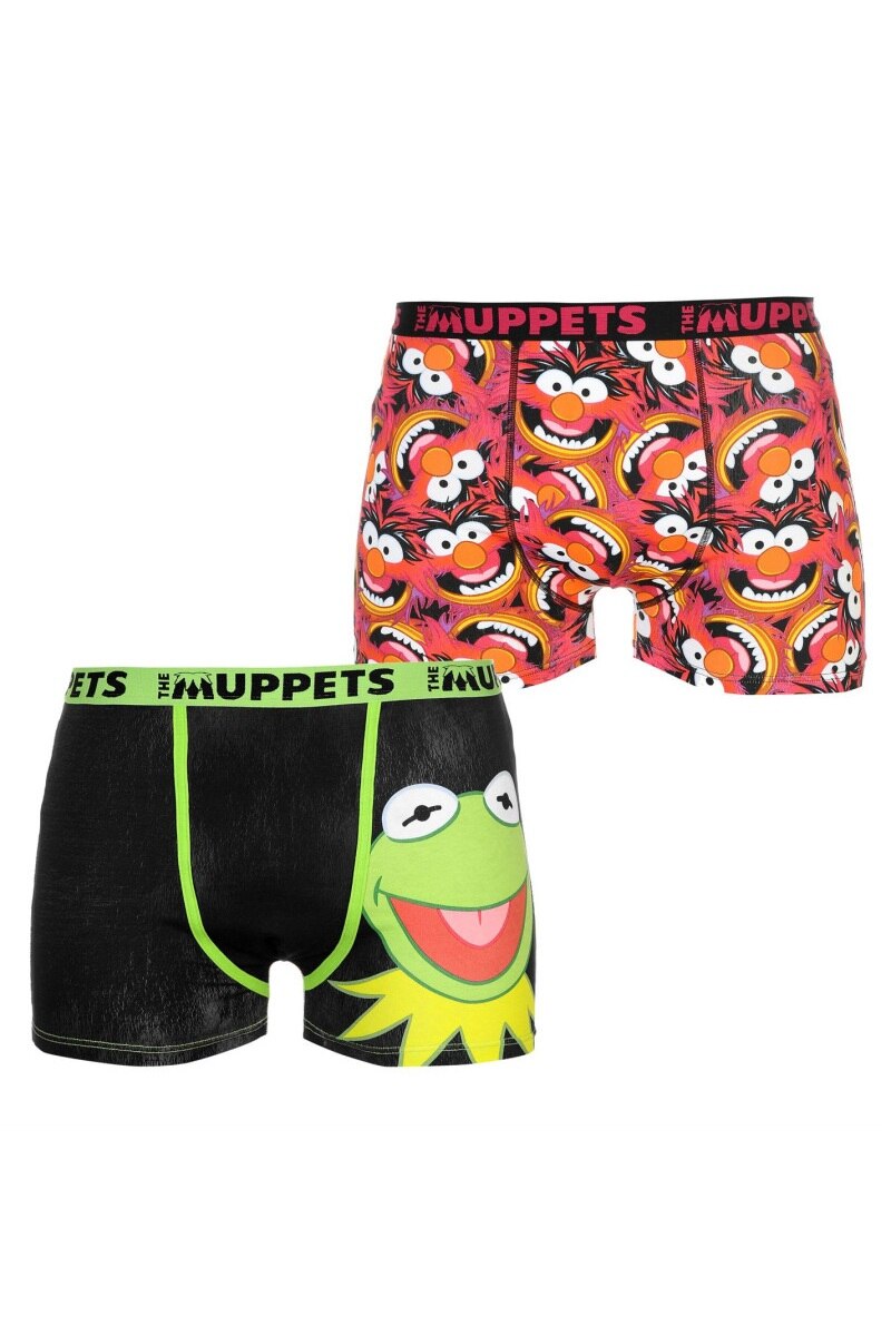 Set 2 boxeri barbati Character, 2PK Muppets, L, Multicolor