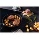 Tigaie grill Tefal XL Force, 26 cm, invelis antiaderent din titan, margine turnare, indicator termic Thermo Signal, negru
