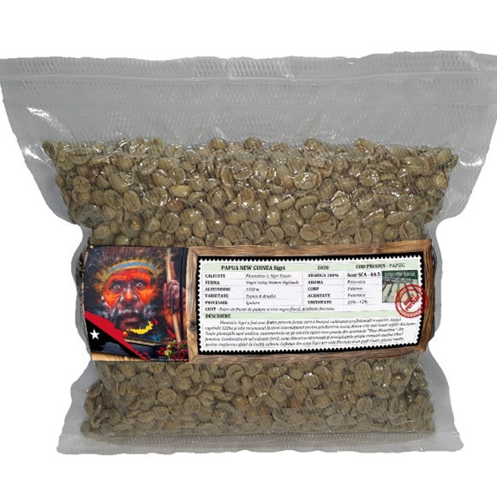 Cafea Verde, Kestar Coffee, PAPUA NEW GUINEA , Arabica 100%, 500 g