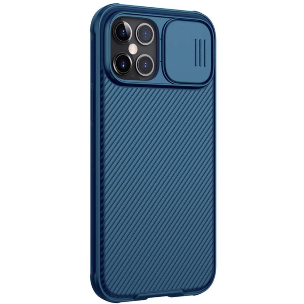Husa Nillkin Camshield Pro Case compatibila cu iPhone 12 Pro Max, Blue