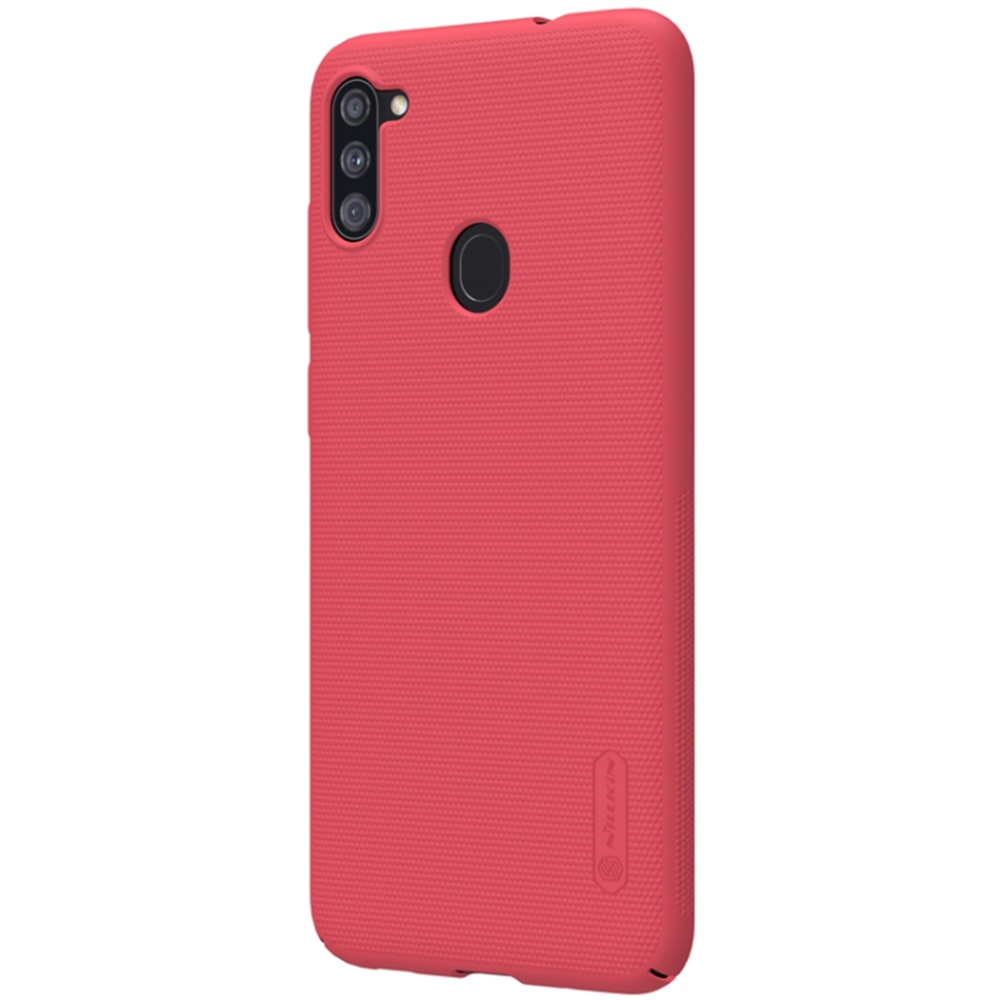 Husa Nillkin Frosted Concave compatibila cu Samsung Galaxy A11, Red