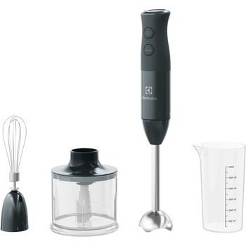 Mixer vertical Electrolux E4HB1-6GG, 600W, chopper, tel, pahar gradat, viteza variabila, gri inchis Mixer vertical Electrolux E4HB1-6GG, 600W, chopper, tel, pahar gradat, viteza variabila, gri inchis