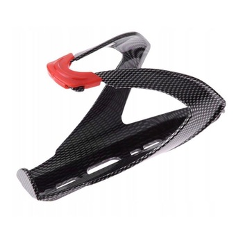 Suport bidon apa bicicleta, ProCart, universal, constructie solida, 8x14x8cm, negru-rosu Suport bidon apa bicicleta, ProCart, universal, constructie solida, 8x14x8cm, negru-rosu