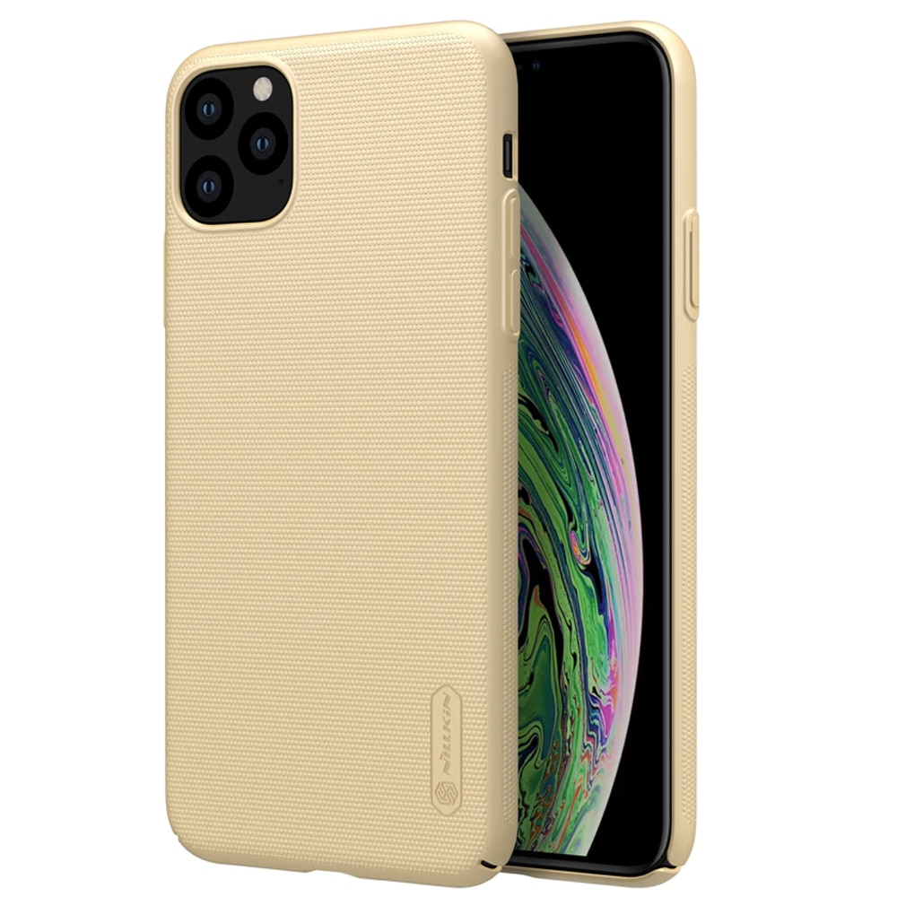 Husa Nillkin Super Frosted Shield compatibila cu iPhone 11 Pro Max, Auriu