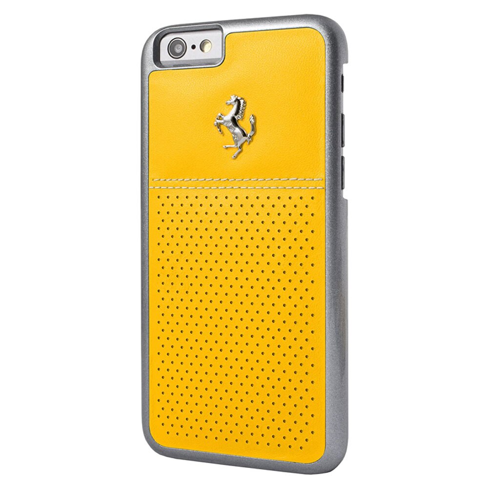 Husa breath Ferrari pentru iPhone 6/6s yelllow gold