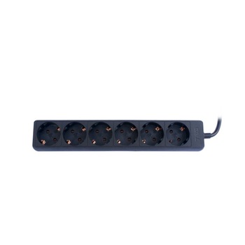 Prelungitor 5 metri 6 prize schuko cablu 3x1mm Prelungitor 5 metri 6 prize schuko cablu 3x1mm