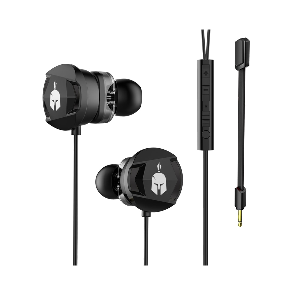 Casti gaming Spartan Gear Agoge, Negru