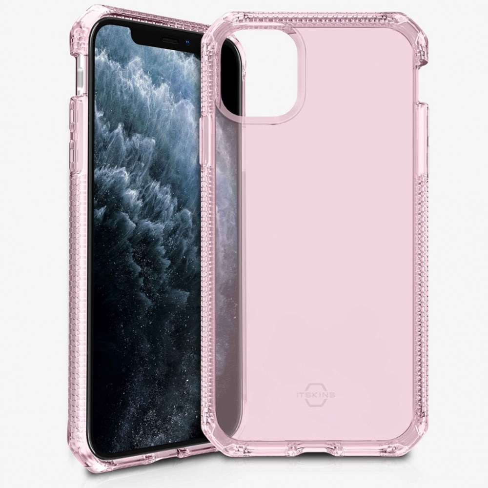 Husa IT Skins Spectrum Clear compatibila cu iPhone 11 Pro Max, Light Pink