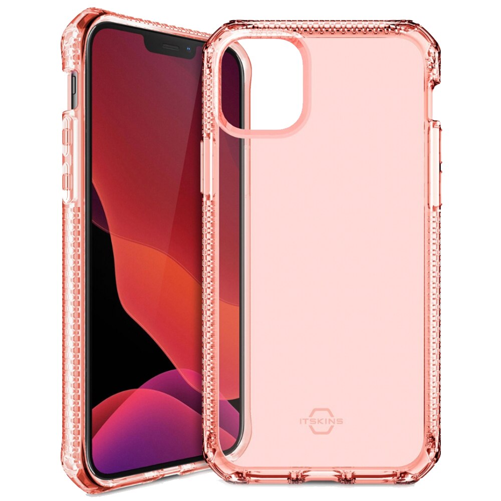 Husa IT Skins Spectrum Clear compatibila cu iPhone 12 Mini, Coral