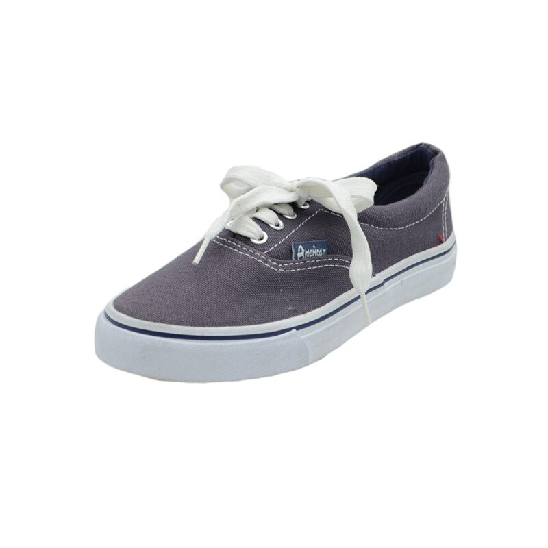 Tenisi din panza pentru baieti American Club, Bleumarin