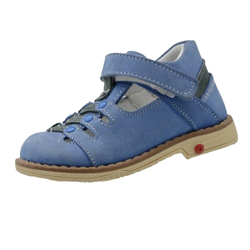 Pantofi ortopedici pentru baieti, Small Foot, inchidere velcro, Bleumarin