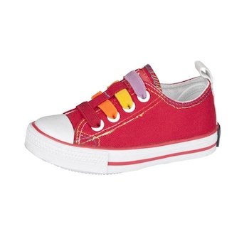 Tenisi din panza pentru fete American Club 419/15RO, Rosu, 27 Tenisi din panza pentru fete American Club 419/15RO, Rosu, 27