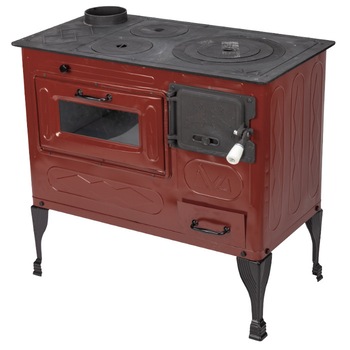 Soba Bucatarie Maro Lemne Plita Fonta Evacure Partea Stanga 6kw Soba Bucatarie Maro Lemne Plita Fonta Evacure Partea Stanga 6kw