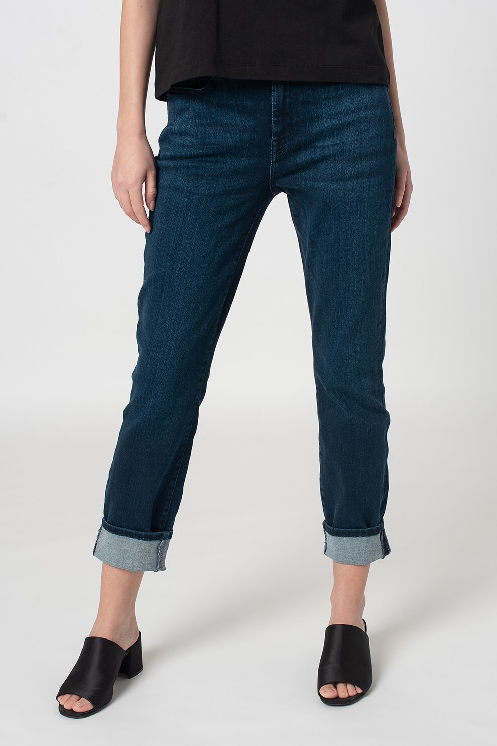 7 for all mankind, Blugi skinny relaxed fit, Bleumarin