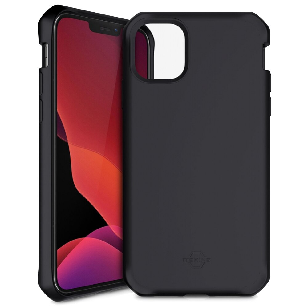 Husa IT Skins Spectrum Solid compatibila cu iPhone 12 Mini, Plain Black