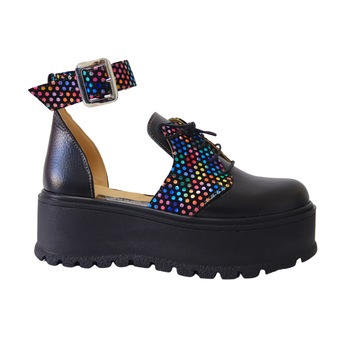 Sandale Dama, Mateo Shoes, Amanda cu Bareta peste Calcai si Siret, Varf Inchis, Piele Naturala, Multicolor Sandale Dama, Mateo Shoes, Amanda cu Bareta peste Calcai si Siret, Varf Inchis, Piele Naturala, Multicolor