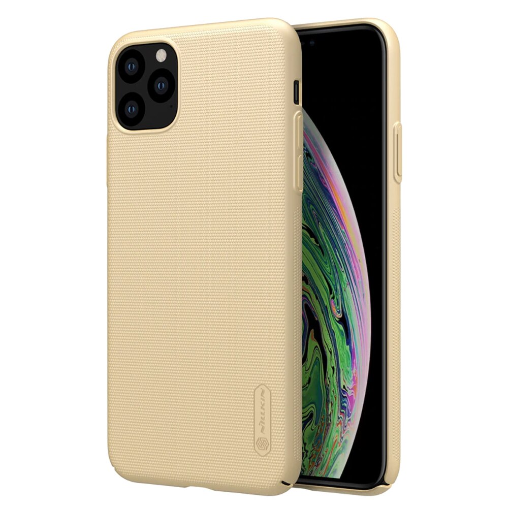 Husa Nillkin Super Frosted Shield compatibila cu iPhone 11 Pro, Auriu