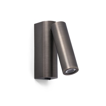 Aplica Faro, Otel, Intrerupator integrat, 3W, 155 x 110 x 35 mm, Bronz Aplica Faro, Otel, Intrerupator integrat, 3W, 155 x 110 x 35 mm, Bronz