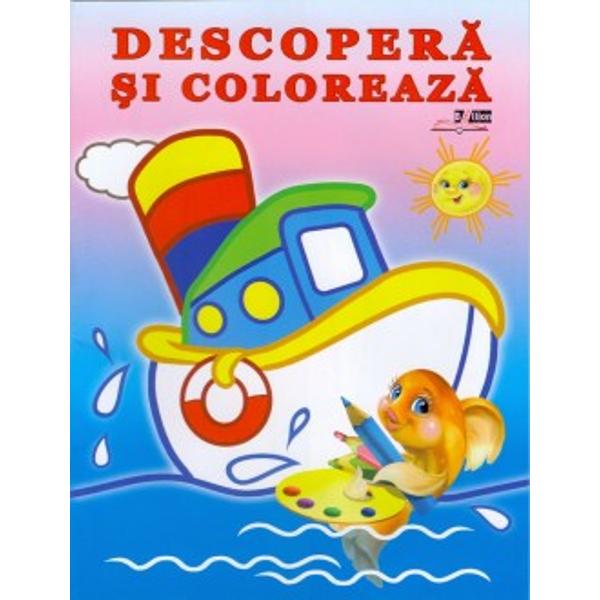 Mijloace de transport. Descopera si coloreaza
