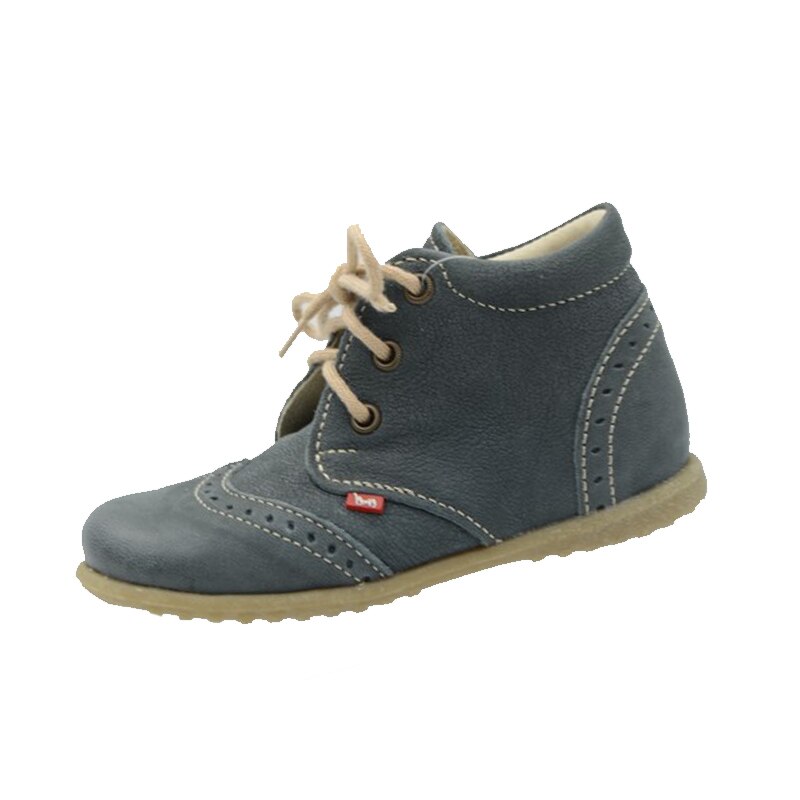 Ghete din piele pentru baieti Emel E-2341-1, Gri