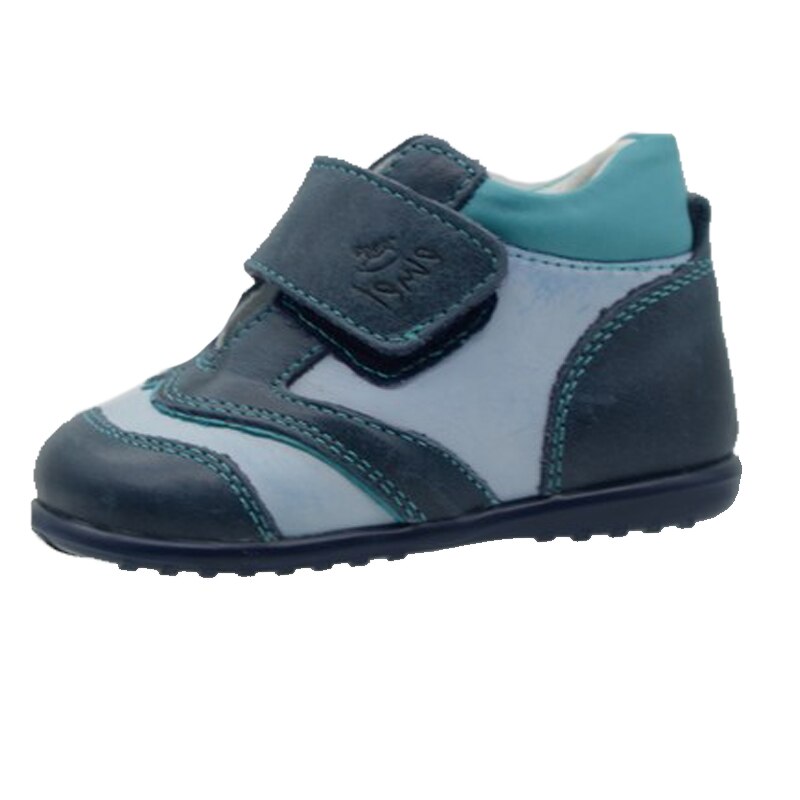 Ghete din piele pentru baieti Emel E-2069-14, Bleumarin, 18