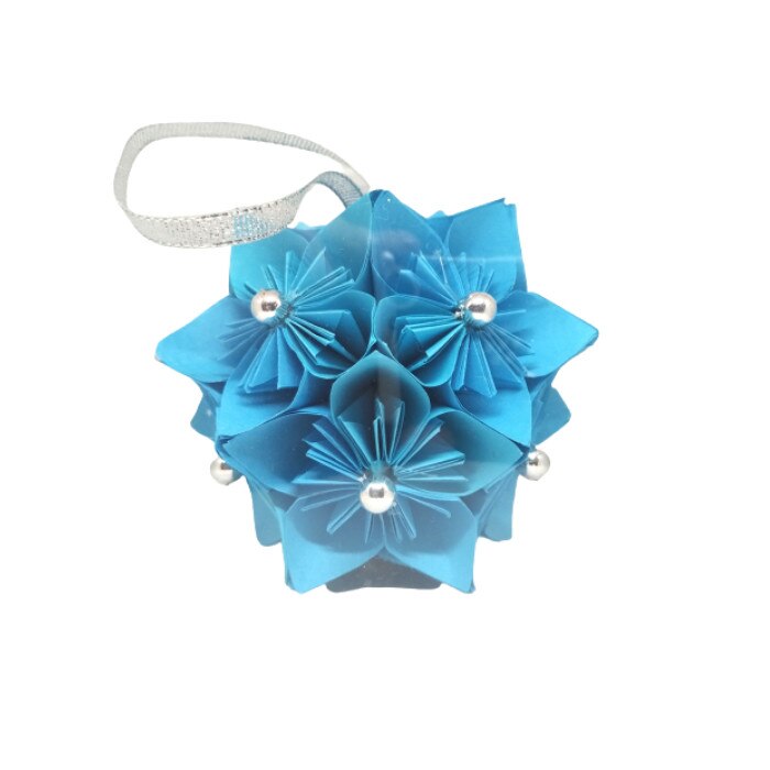 Glob Kusudama - all medium blue