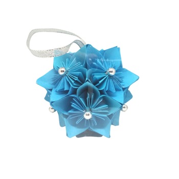 Glob Kusudama - all medium blue Glob Kusudama - all medium blue