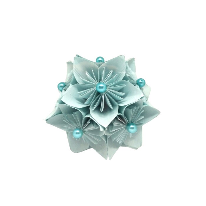 Glob Kusudama - all light blue