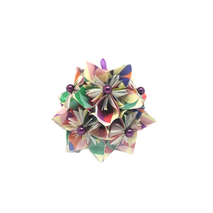 Glob Kusudama - dolce vita - combined colors