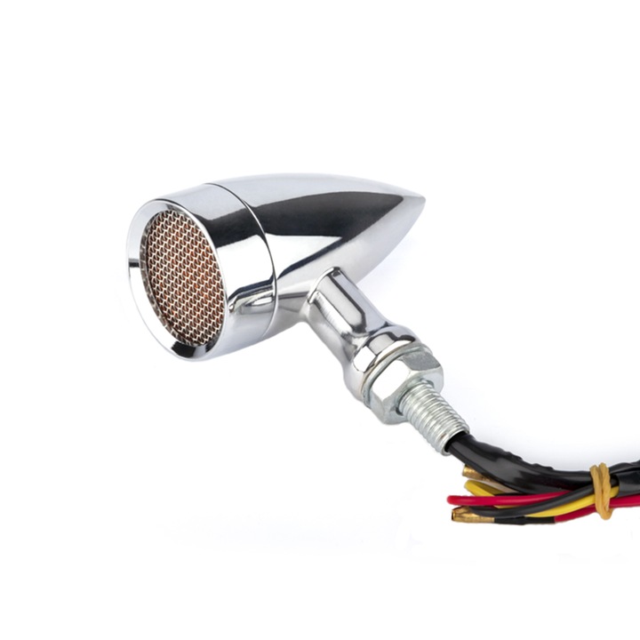 Мотоциклетни LED мигачи тип BM3030, цвят хром