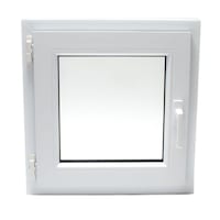 fereastra pvc termopan 4 camere 56 x 56 cm deschidere simpla stanga alba imagen 0_0_0