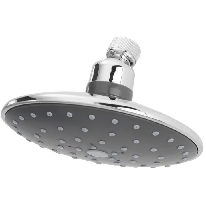 Difuzor rotund pentru dus fix, abs cromat, 16cm