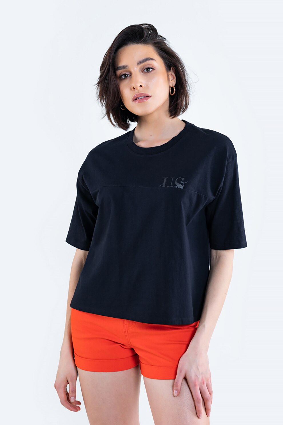 Big Star, Tricou cu decolteu la baza gatului, Bleumarin