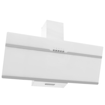 Hota de perete, vidaXL, Otel inoxidabil, 90 cm, Alb Hota de perete, vidaXL, Otel inoxidabil, 90 cm, Alb