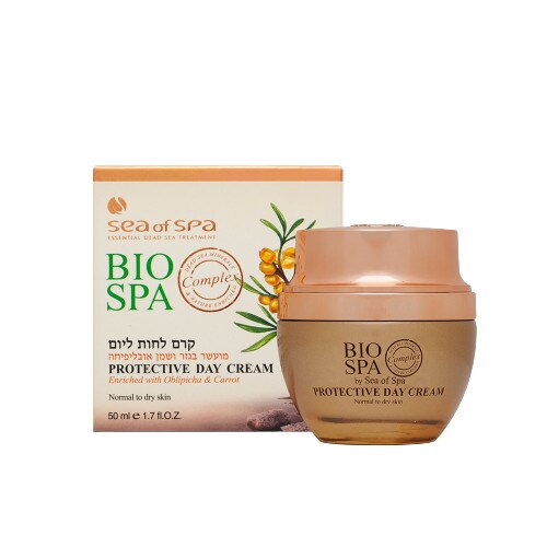 Crema de Zi Protectoare Imbogatita cu Morcov si Catina, pentru ten normal si uscat, BIO SPA, 50ml